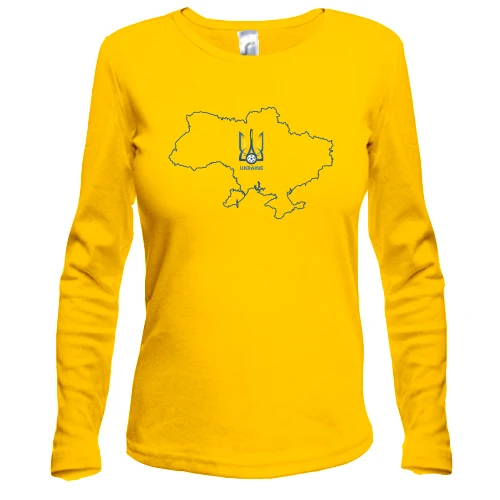 Женский лонгслив Сборная Украины 2020-2021