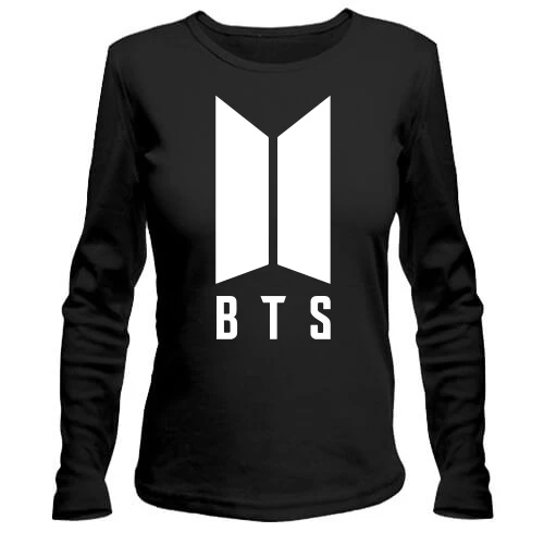 Женский лонгслив BTS logo