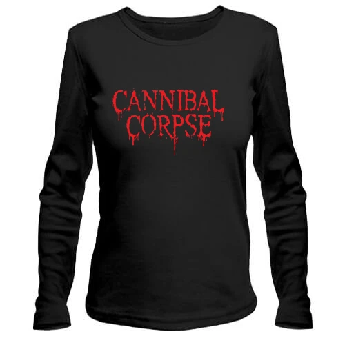 Жіночий лонгслів, Чорний, Cannibal Corpse