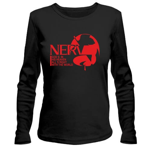 Жіночий лонгслів Nerv (Євангеліон)