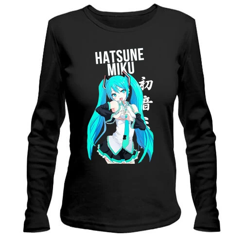 Жіночий лонгслів Hatsune Miku