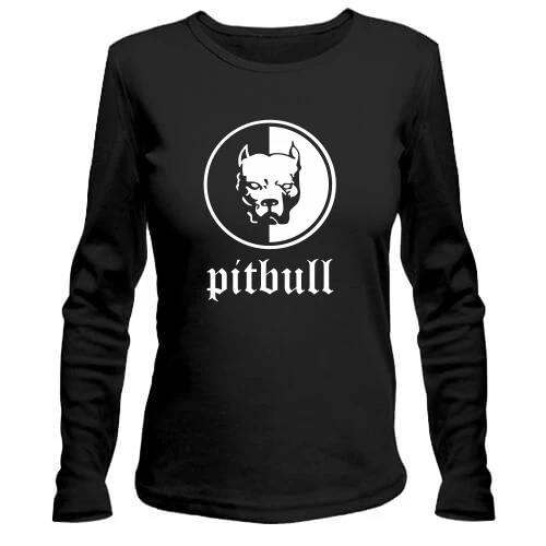 Женский лонгслив, черный, Pitbull (2)