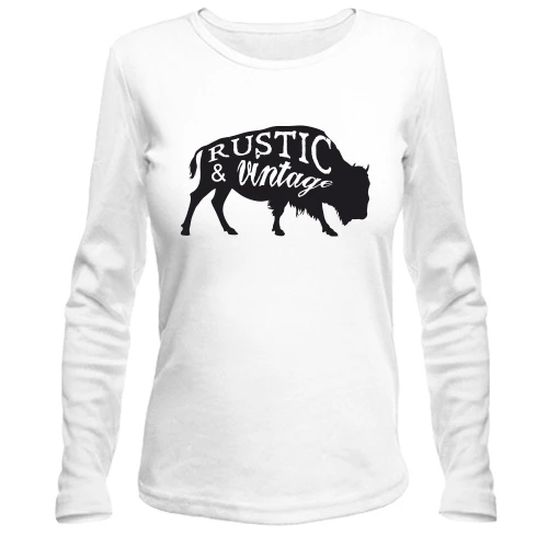 Женский лонгслив rustic & vintage