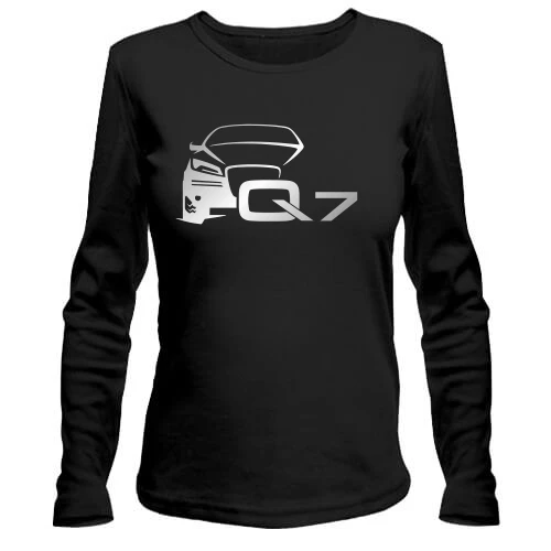 Женский лонгслив, Черный, Audi Q7