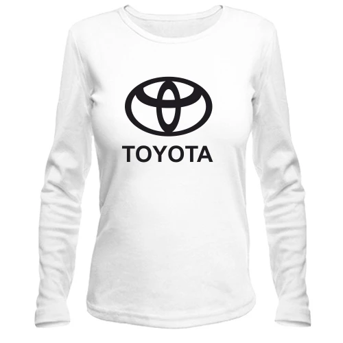 Жіночий лонгслів Toyota (лого)