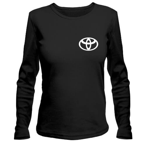 Жіночий лонгслів, Чорний, Toyota (мини)
