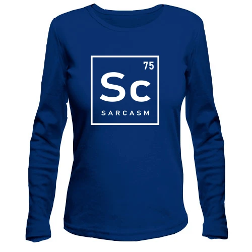 Женский лонгслив Sc (SARCASM)