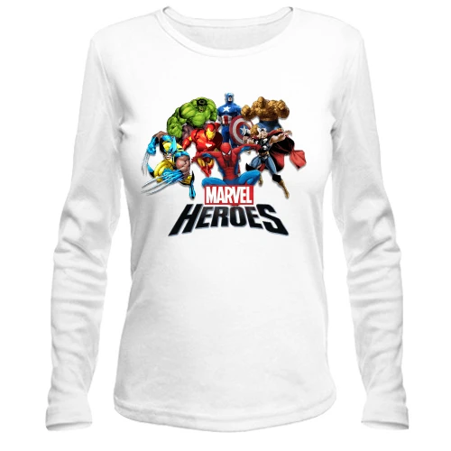 Женский лонгслив Marvel Heroes (2)