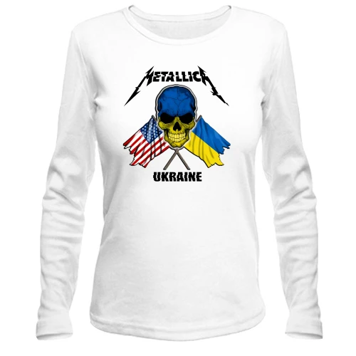 Жіночий лонгслів Metallica Ukraine