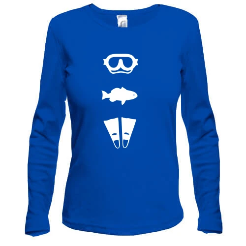 Жіночий лонгслів ICONSPEAK the diver story