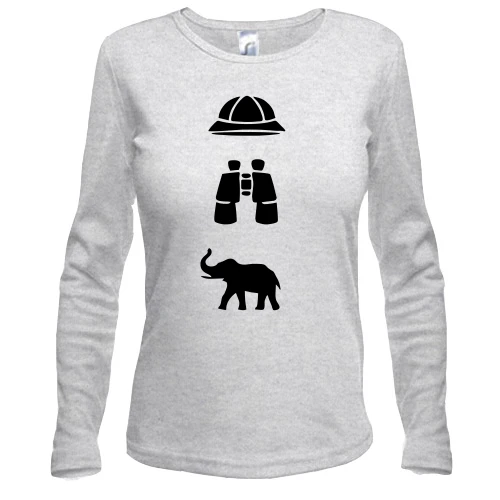 Жіночий лонгслів ICONSPEAK the safari story
