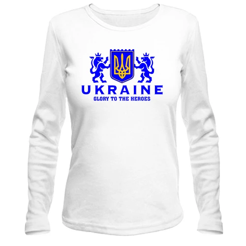 Жіночий лонгслів Ukraine - Glory to Heroes