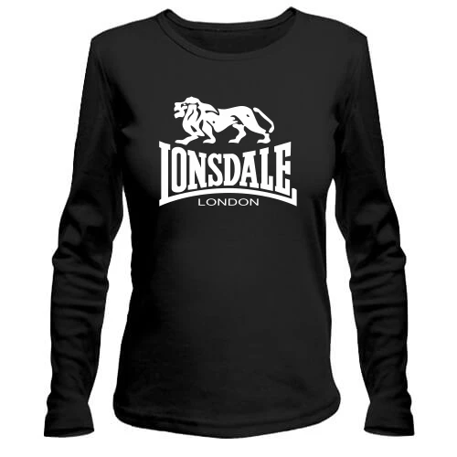 Женский лонгслив, Черный, Lonsdale