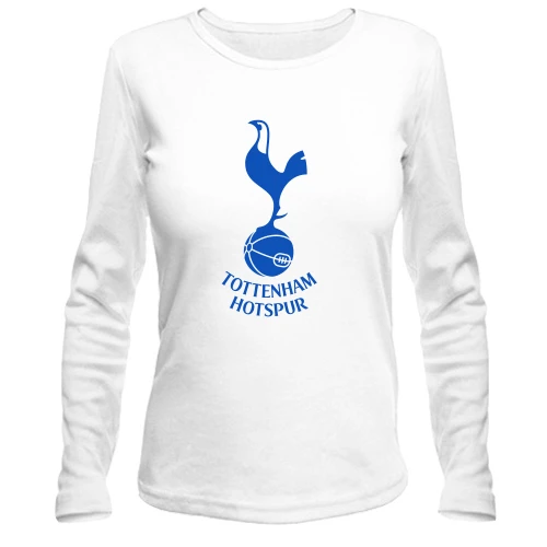 Женский лонгслив, Белый, Tottenham