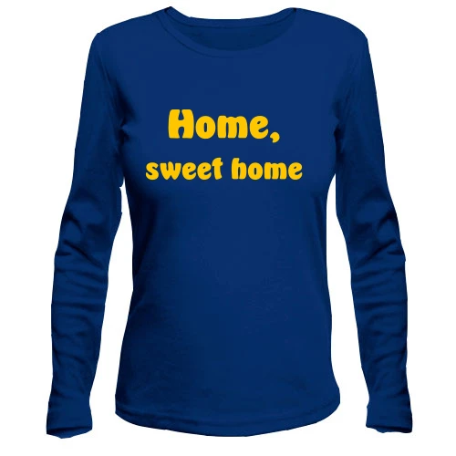 Женский лонгслив Home, sweet home