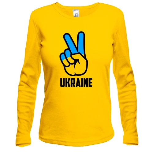 Жіночий лонгслів Ukraine peace