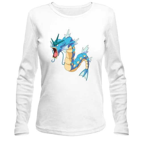 Женский лонгслив с покемоном Гярадос (Gyarados)