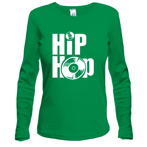 Женский лонгслив I love Hip Hop