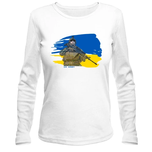 Жіночий лонгслів UA Army (2)