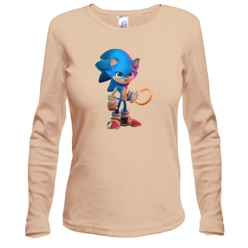 Женский лонгслив Sonic - Just Do It