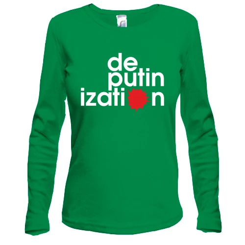 Жіночий лонгслів de putin ization