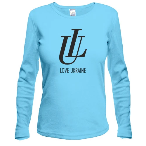 Жіночий лонгслів LU "Love Ukraine"