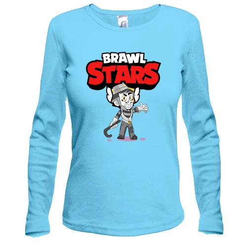 Женский лонгслив Brawl Stars с Греем