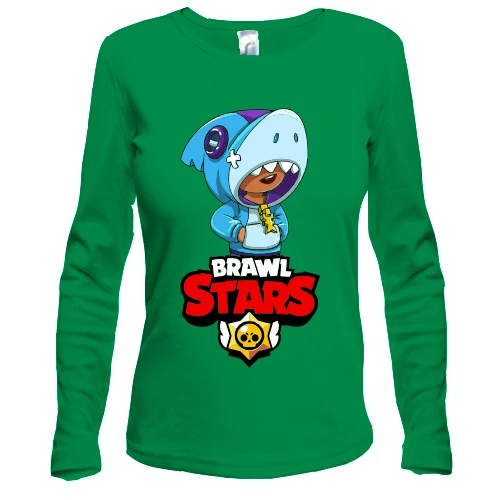 Женский лонгслив с героем brawl stars