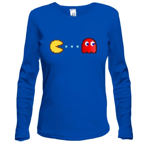 Жіночий лонгслів "Pacman vs ghost"