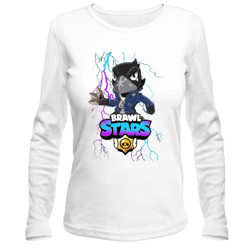 Женский лонгслив с Вороном (Brawl Stars)