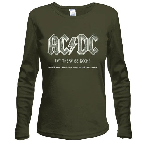 Жіночий лонгслів "AC DC - Let there be rock!"