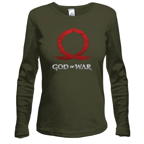 Женский лонгслив с лого "God of War"