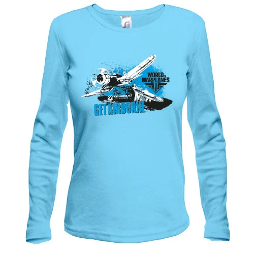 Женский лонгслив World of Warplanes — Get Airborne