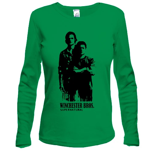 Женский лонгслив "Winchester bros." (supernatural)