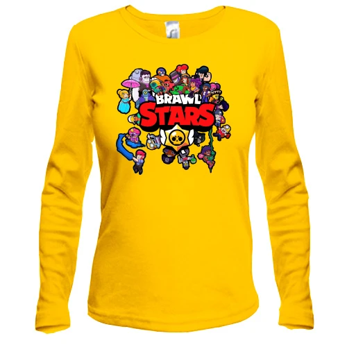 Женский лонгслив с героями "Brawl Stars"