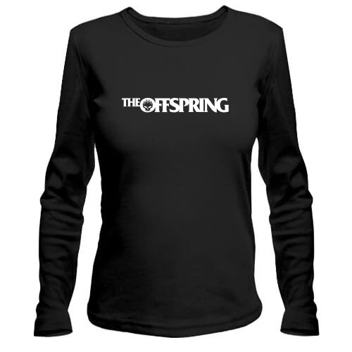 Жіночий лонгслів із логотипом рок-гурту «The Offspring» та черепом