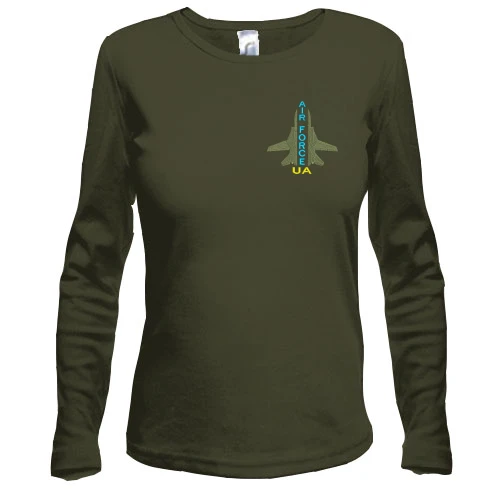 Женский лонгслив, хаки, UA Air Force ART