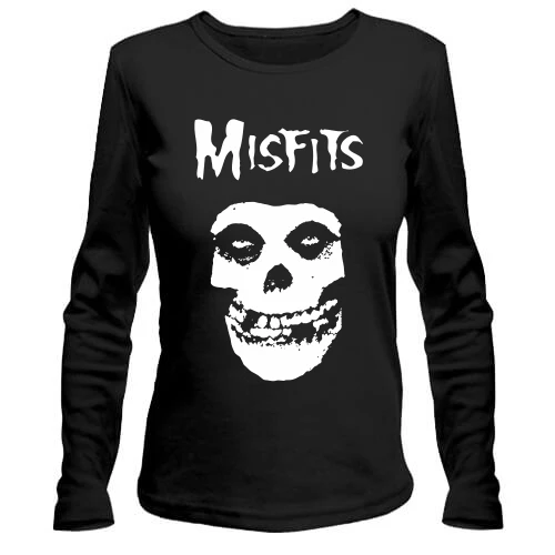 Жіночий лонгслів, Чорний, Misfits 2