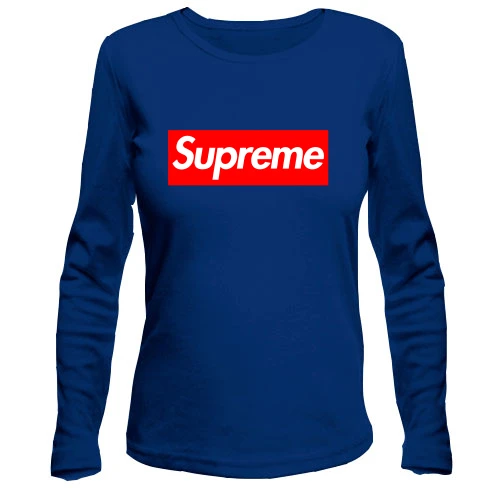 Жіночий лонгслів, Синій, Супрім (Supreme)