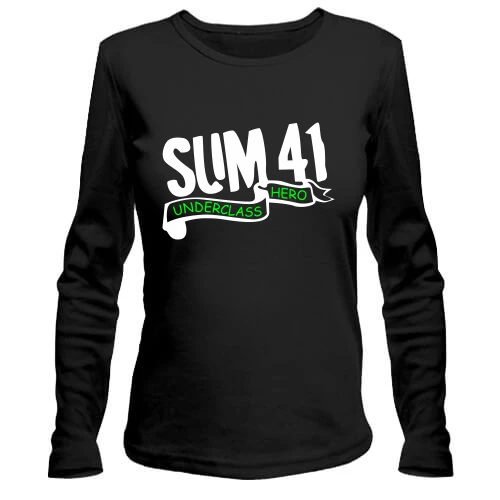 Женский лонгслив, Черный, Sum 41 (2)