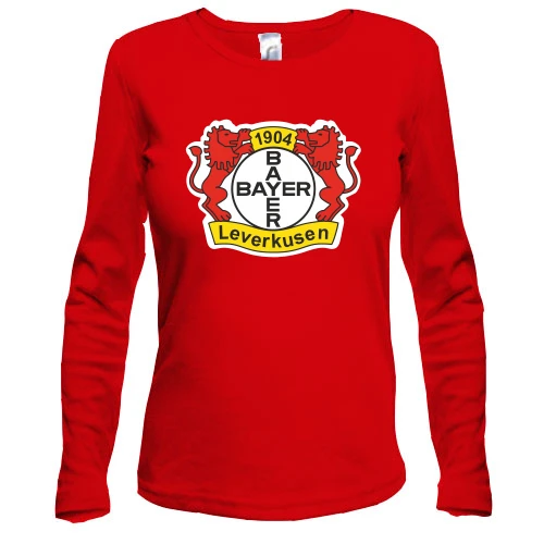 Женский лонгслив Байер 04 (Bayer 04 Leverkusen)