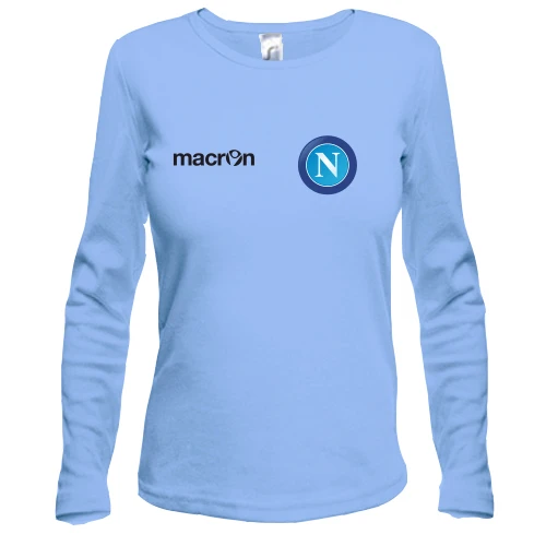 Женский лонгслив, Синий, FC Napoli (Наполи) mini
