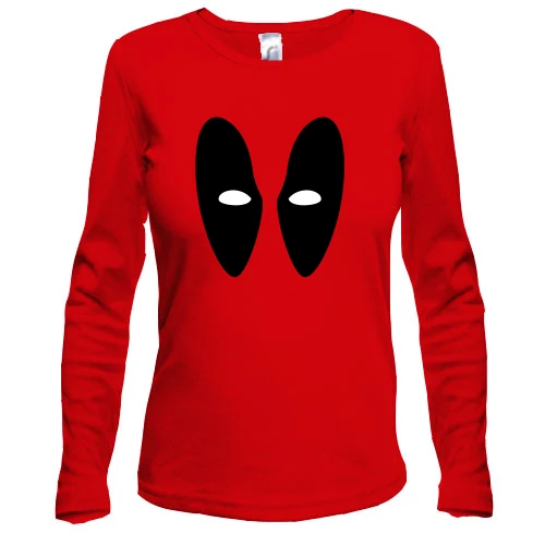 Женский лонгслив Deadpool (глаза)