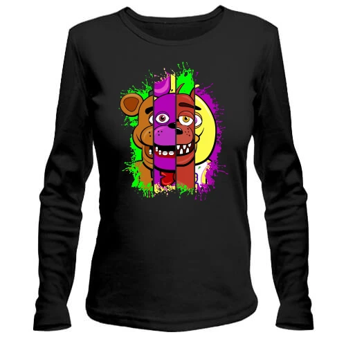 Женский лонгслив Five Nights at Freddy’s АРТ