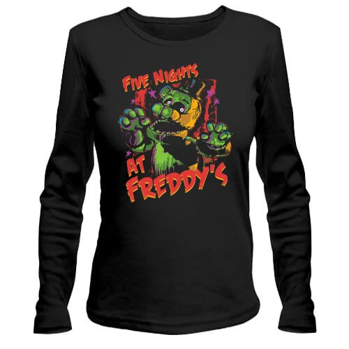 Женский лонгслив Five Nights At Freddy's (Freddy)