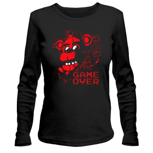 Женский лонгслив Five Nights at Freddy’s Game Over