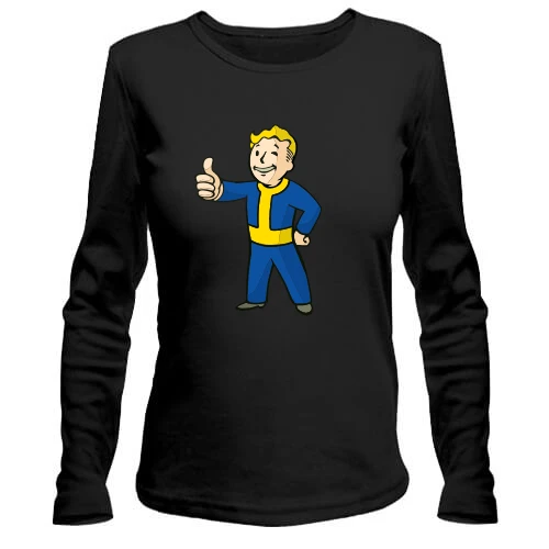 Женский лонгслив, черный, fallout boy