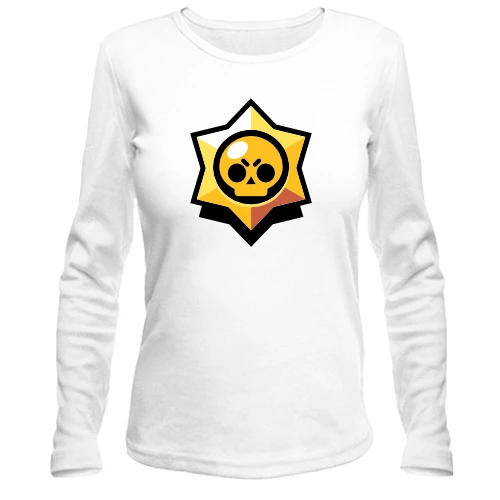Женский лонгслив Звезда "Brawl Stars"