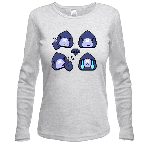 Женский лонгслив Brawl Stars - Ворон