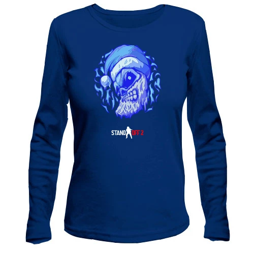 Жіночий лонгслів STANDOFF 2 Blue Santa